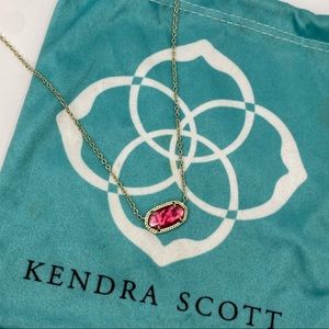 Kendra Scott hot pink necklace